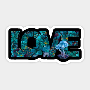 acronym love Sticker